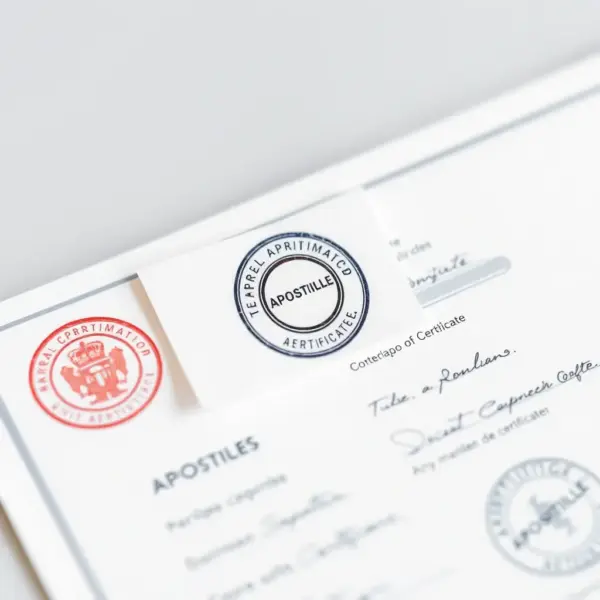Apostille für Heiratsurkunde